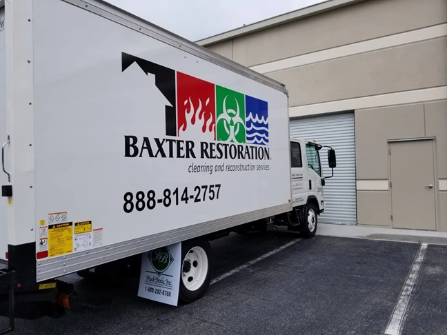 Vehicle Decals & Lettering for Baxter Restoration Fleet