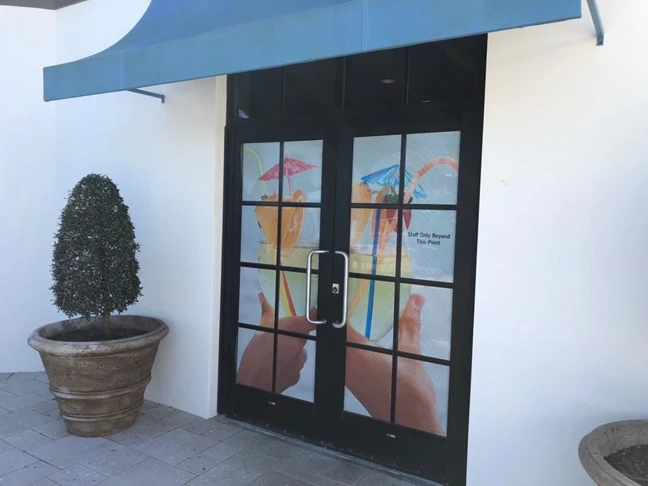 Translucent Window Graphics Installed at a Hotel in Orlando - FL